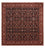 Perserteppich - Bidjar quadratisch - 250 x 248 cm - dunkelblau