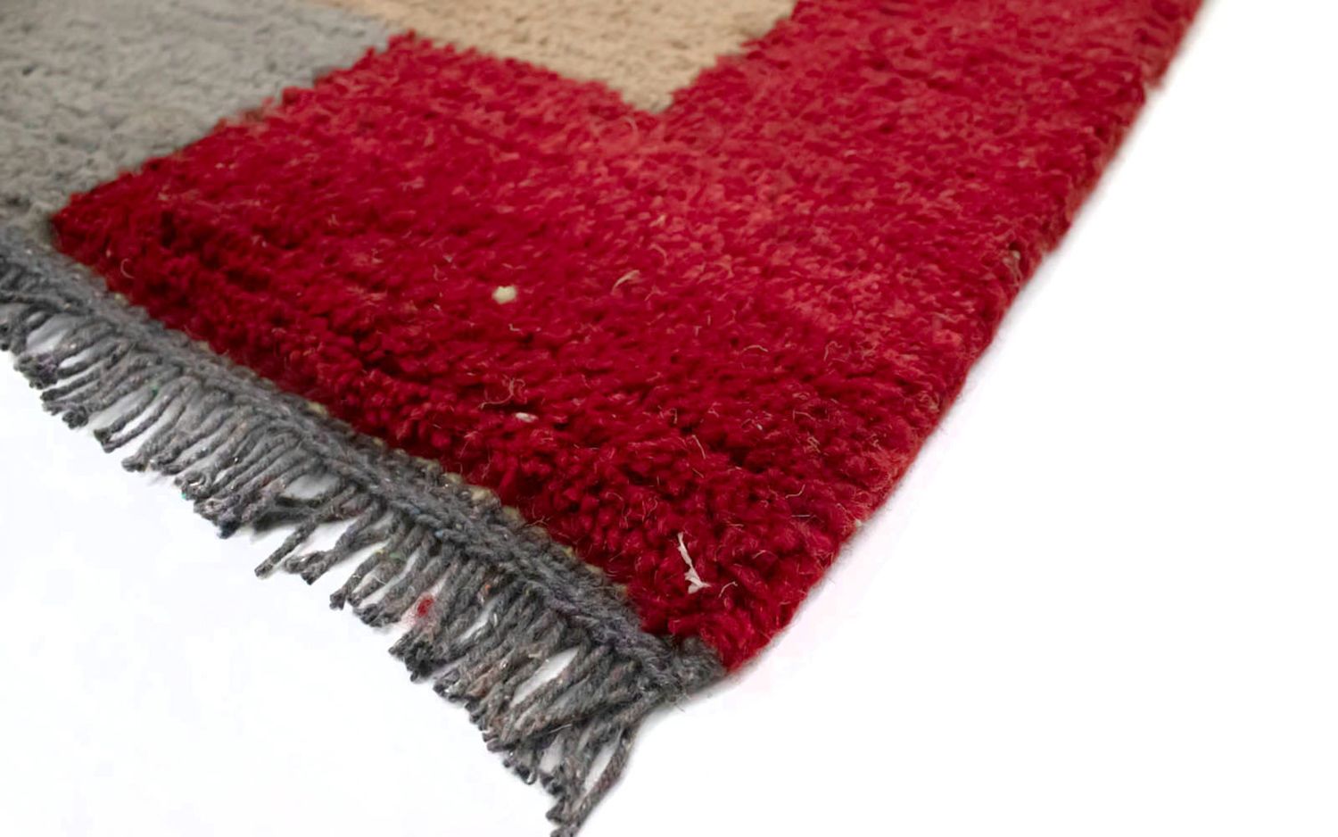 Nepal Teppich 140 x 70 cm - braun