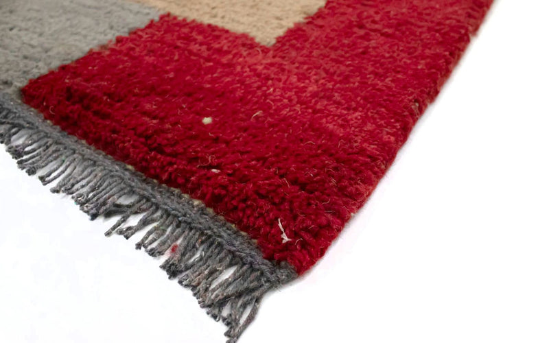 Nepal Teppich 140 x 70 cm - braun