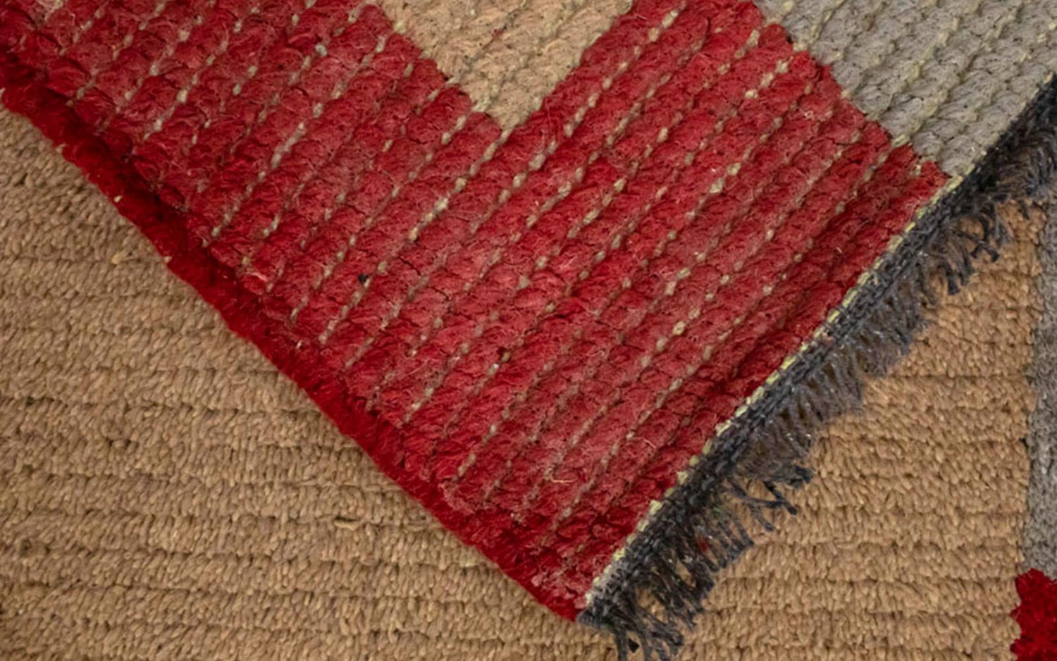Nepal Teppich 140 x 70 cm - braun