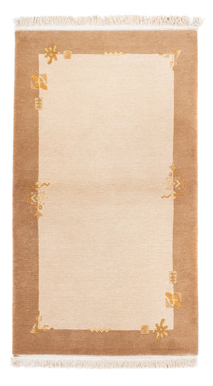 Nepal Teppich - Royal - 162 x 94 cm - beige