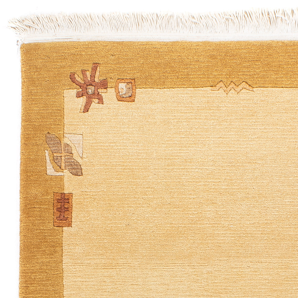 Nepal Teppich - Royal - 144 x 74 cm - beige