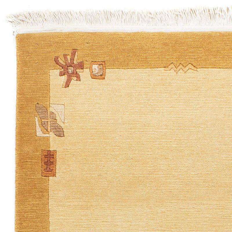 Nepal Teppich - Royal - 144 x 74 cm - beige