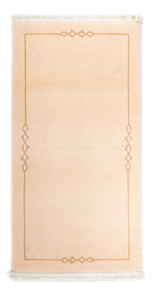 Nepal Teppich - Royal - 141 x 72 cm - beige