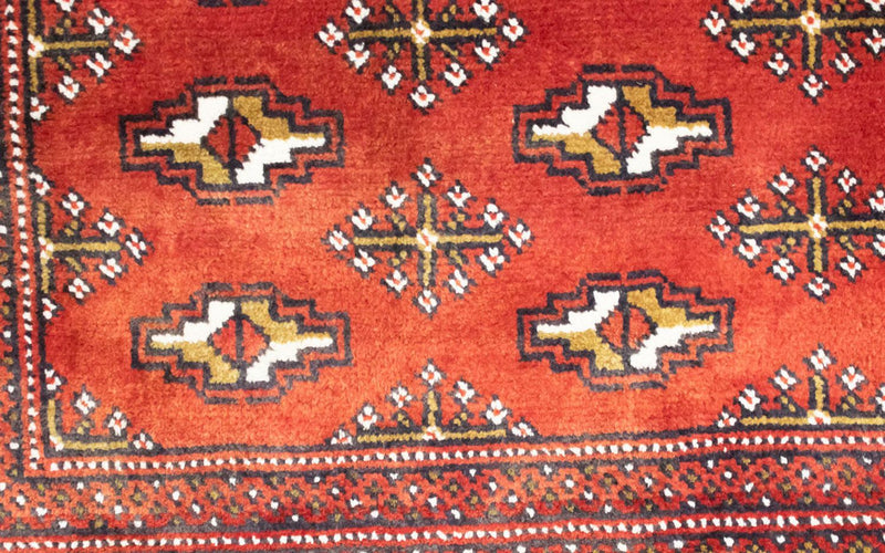 Turkaman Teppich 100 x 50 cm - rot