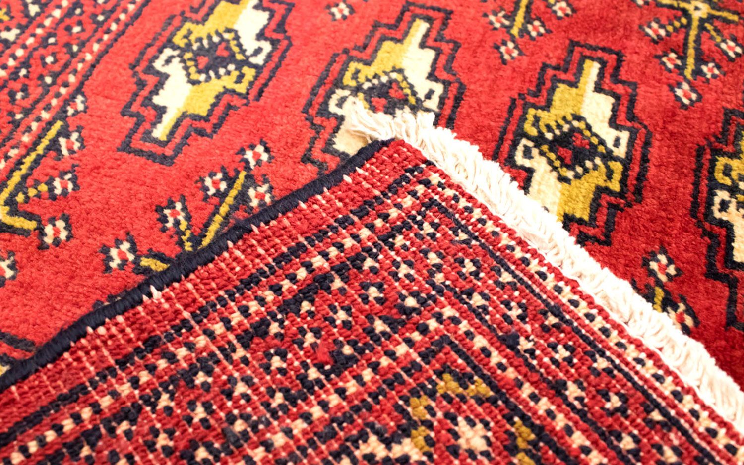 Turkaman Teppich 130 x 60 cm - rot