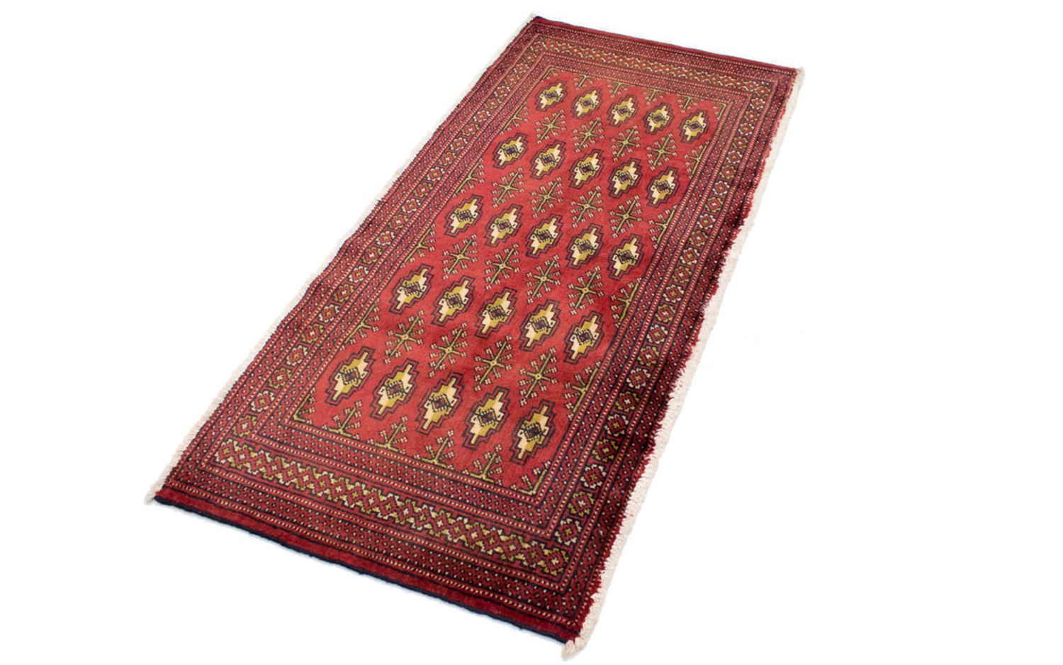 Turkaman Teppich 130 x 60 cm - rot