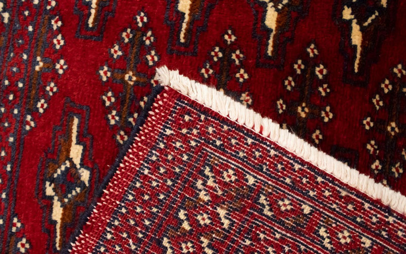 Turkaman Teppich 130 x 60 cm - rot