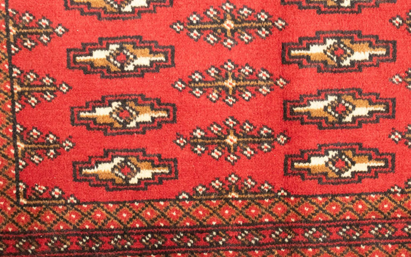 Turkaman Teppich 130 x 60 cm - rot