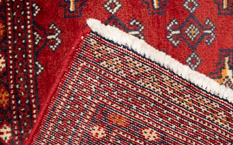 Turkaman Teppich 130 x 60 cm - rot