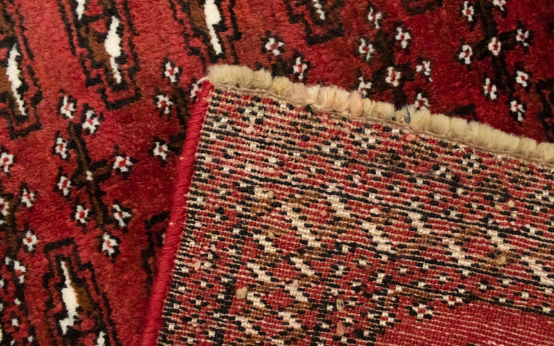 Turkaman Teppich 130 x 60 cm - rot
