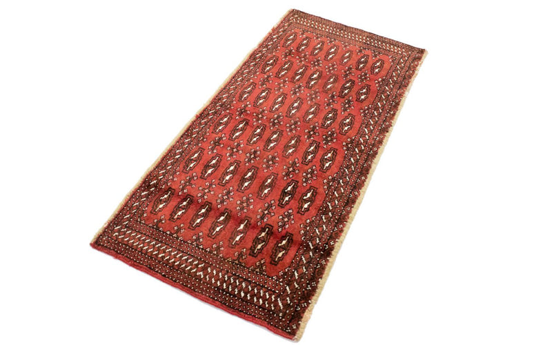 Turkaman Teppich 130 x 60 cm - rot