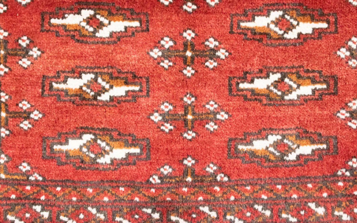 Turkaman Teppich 100 x 50 cm - rot
