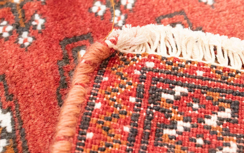 Turkaman Teppich 100 x 50 cm - rot