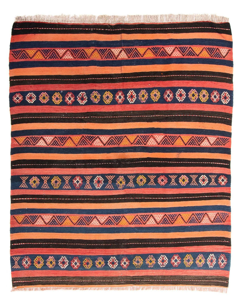 Kelim Teppich - Old 180 x 150 cm - mehrfarbig