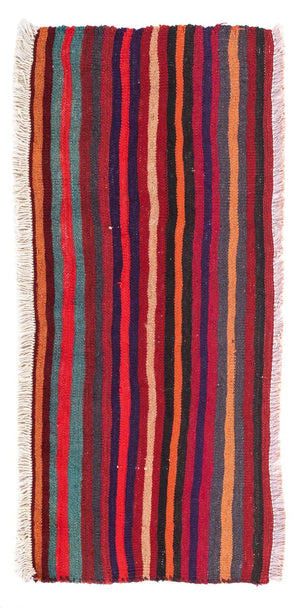Kelim Teppich - Old 105 x 45 cm - mehrfarbig