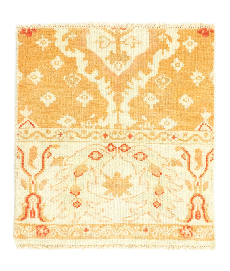 Wollteppich 65 x 62 cm Quadratischer Teppich