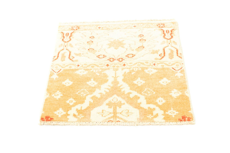 Wollteppich 65 x 62 cm Quadratischer Teppich