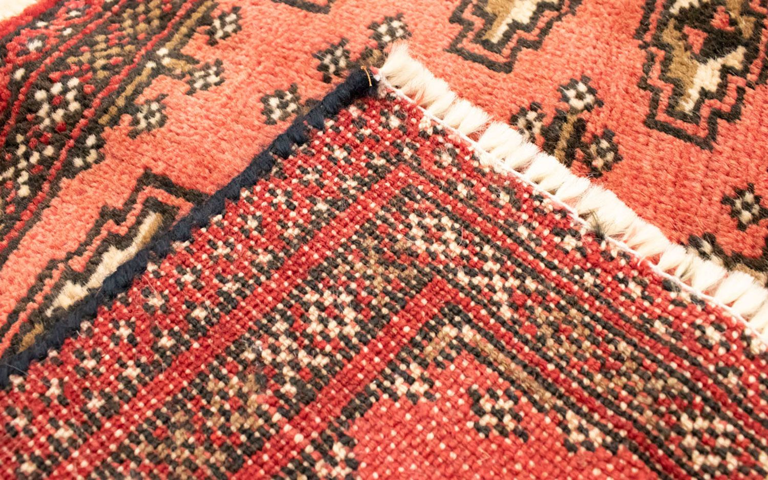 Turkaman Teppich 130 x 60 cm - rost