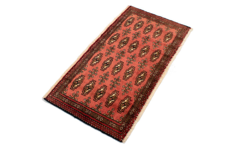 Turkaman Teppich 130 x 60 cm - rost