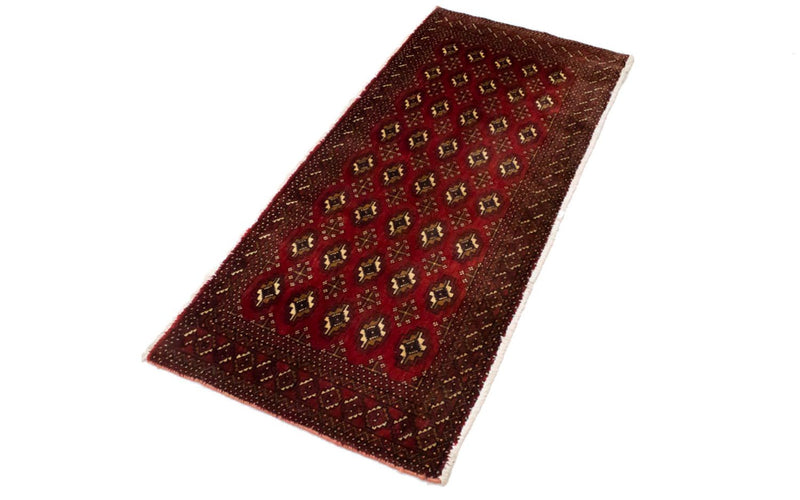 Turkaman Teppich 130 x 60 cm - rot