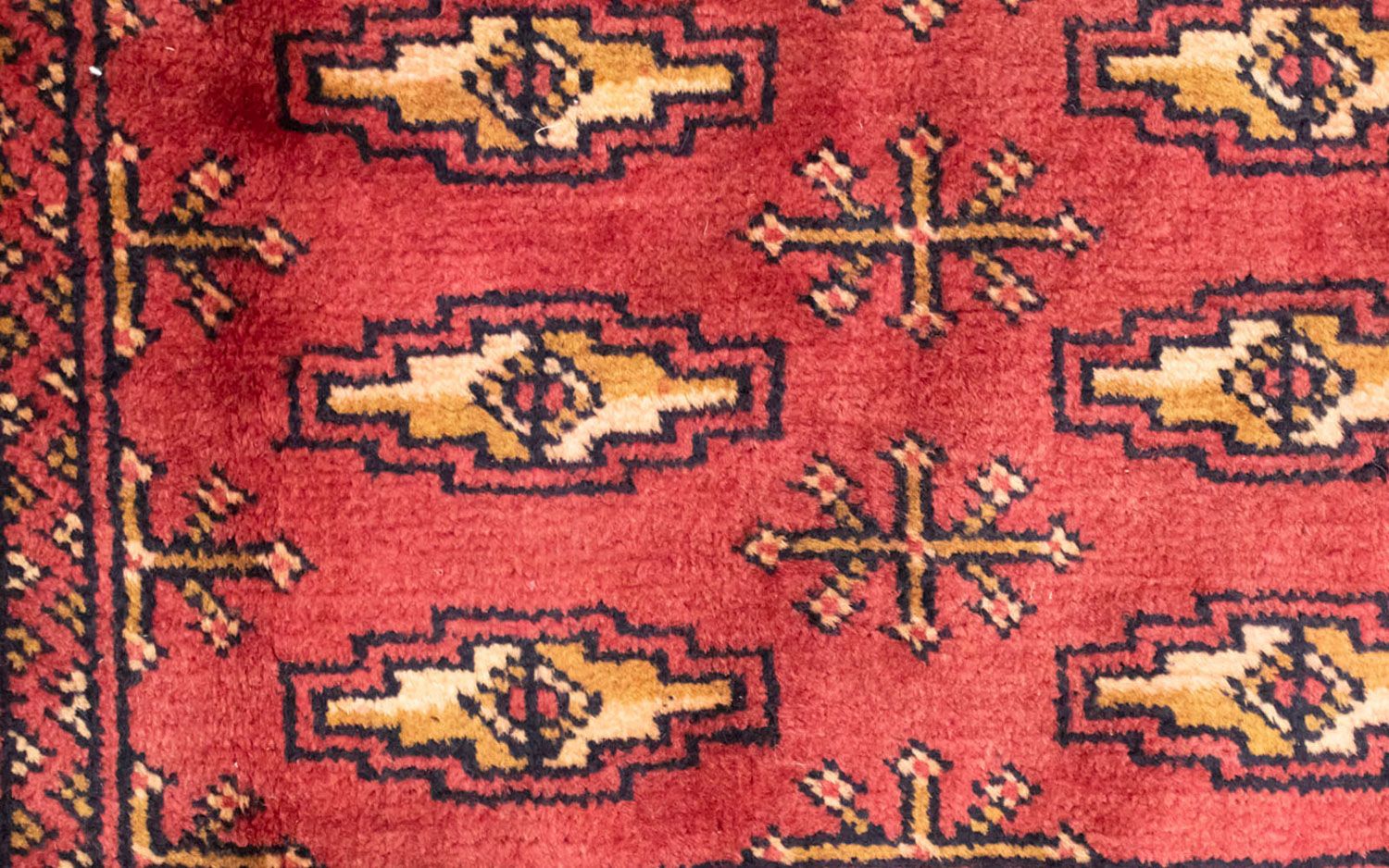 Turkaman Teppich 130 x 60 cm - rot