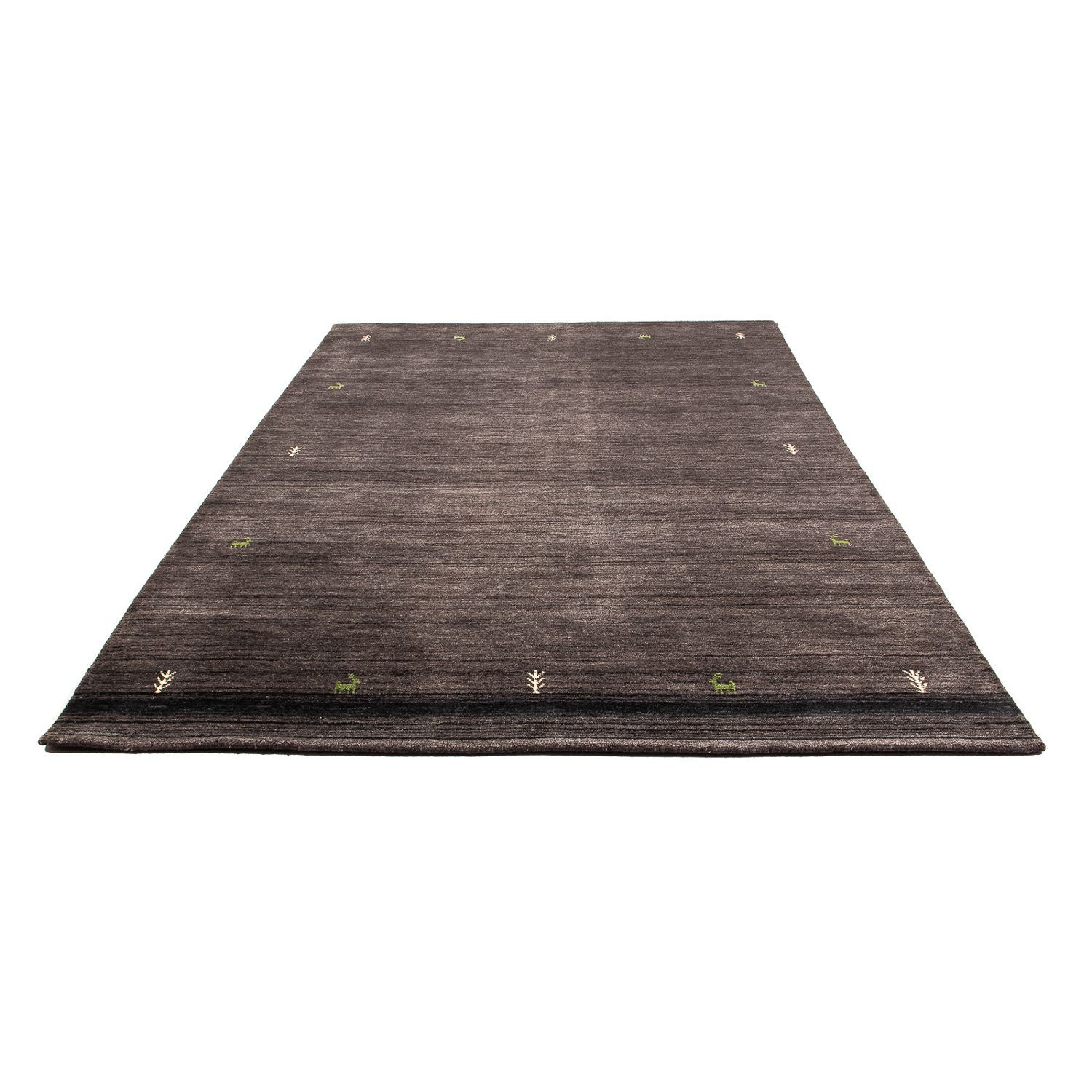 Gabbeh Teppich - Indus 295 x 203 cm - dunkelbraun