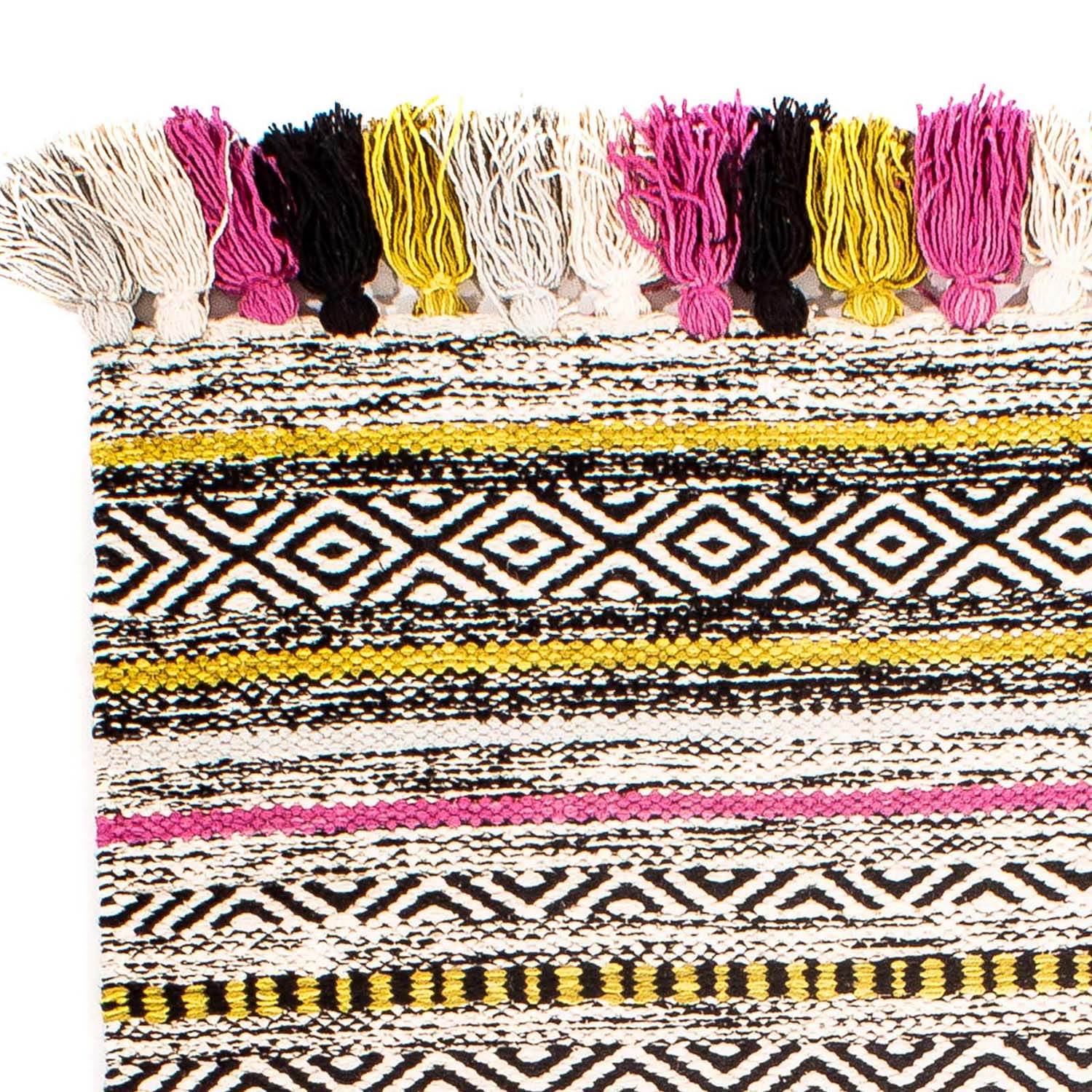Kelim Teppich - Trendy 90 x 60 cm - mehrfarbig