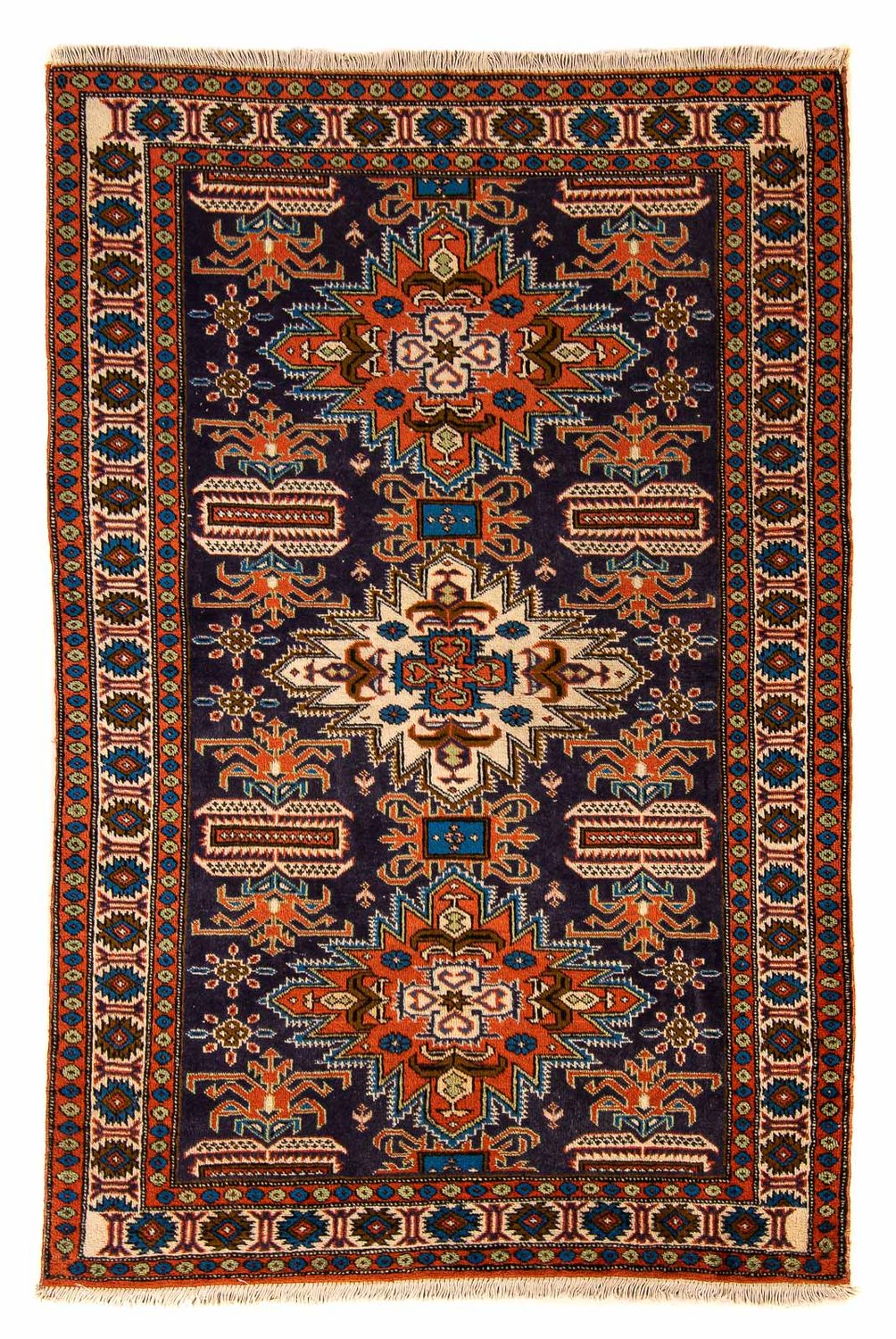 Perserteppich - Nomadic 170 x 112 cm - dunkelblau