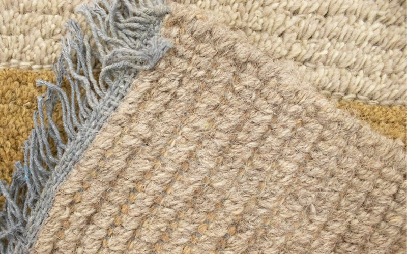 Nepal Teppich 140 x 70 cm - mehrfarbig