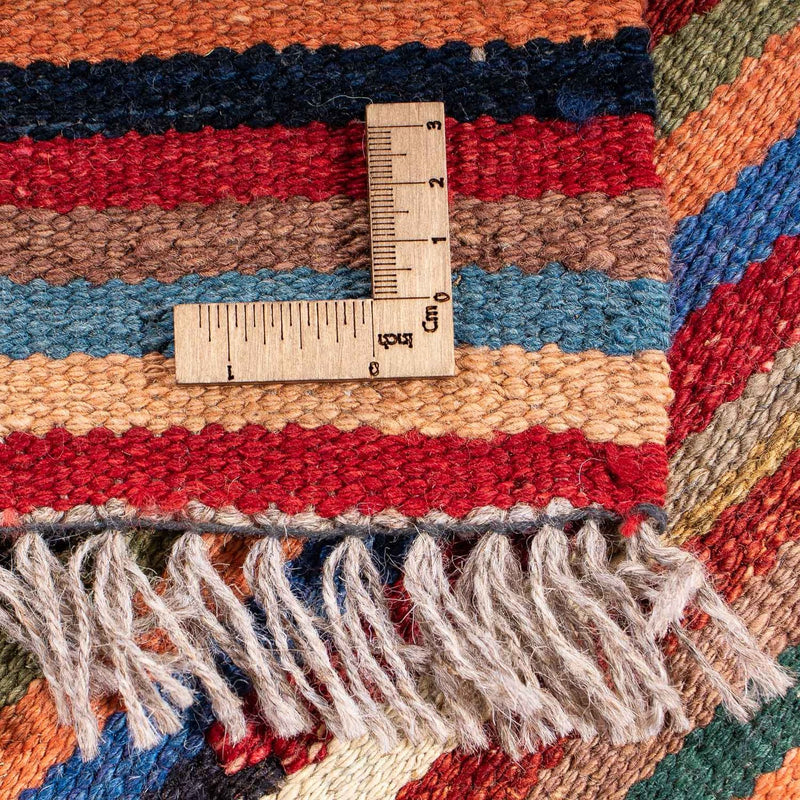 Kelim Teppich - Trendy 202 x 147 cm - mehrfarbig