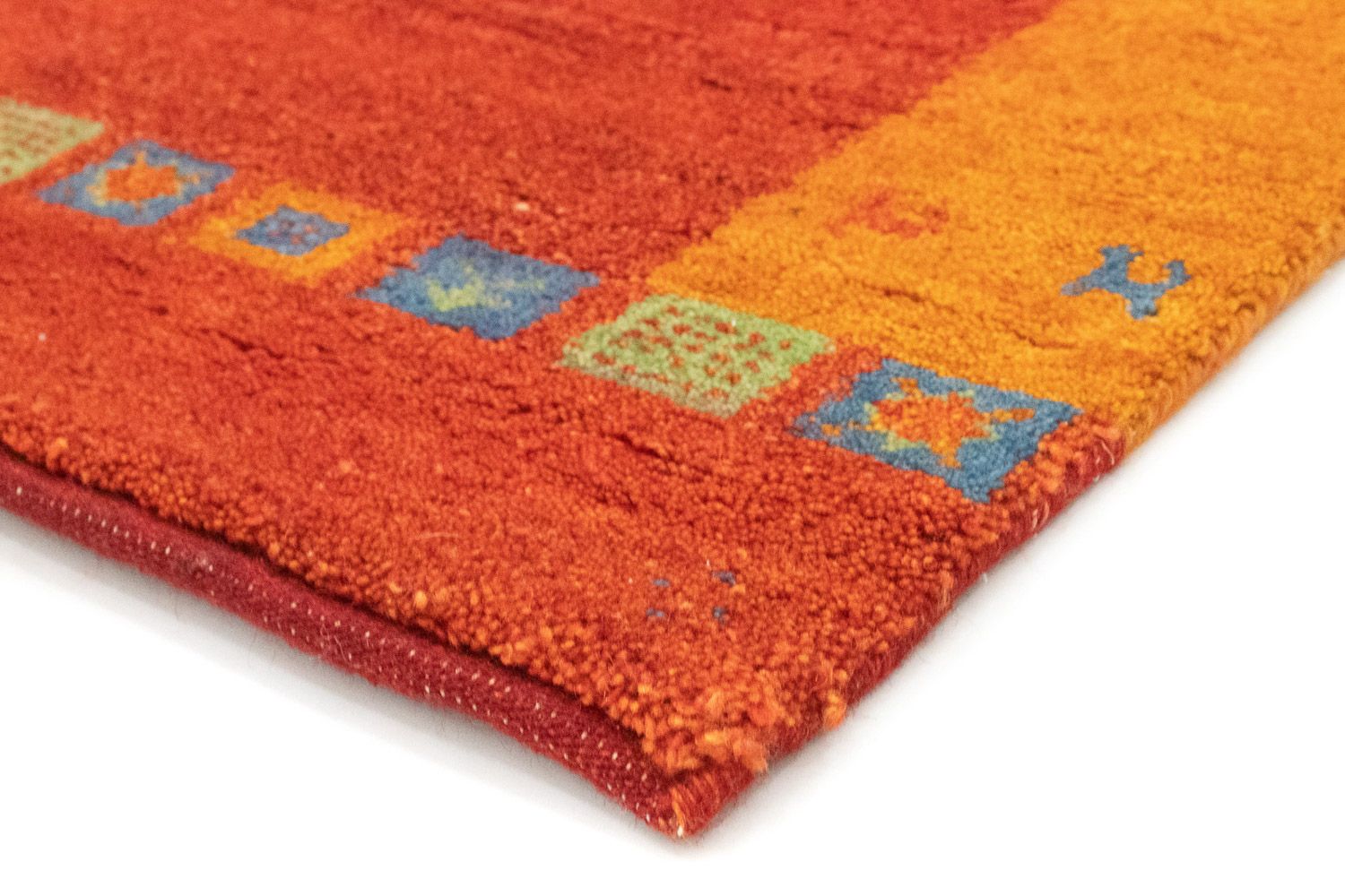 Gabbeh Teppich - Indus 243 x 153 cm - orange