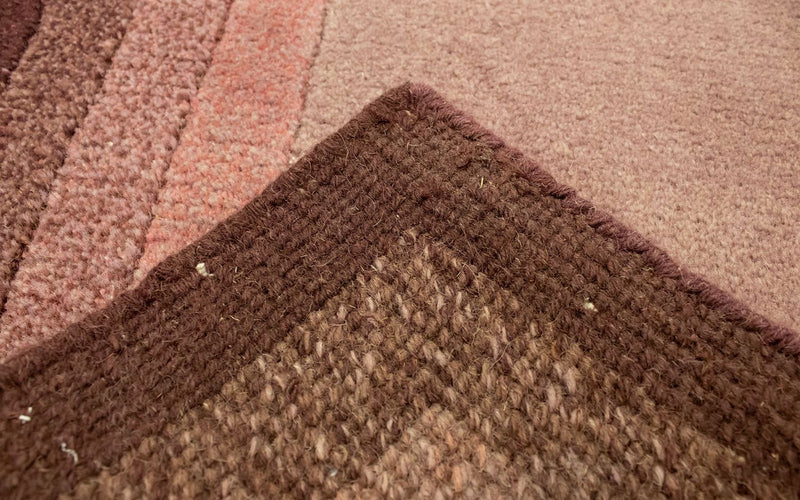 Nepal Teppich 140 x 70 cm - lila
