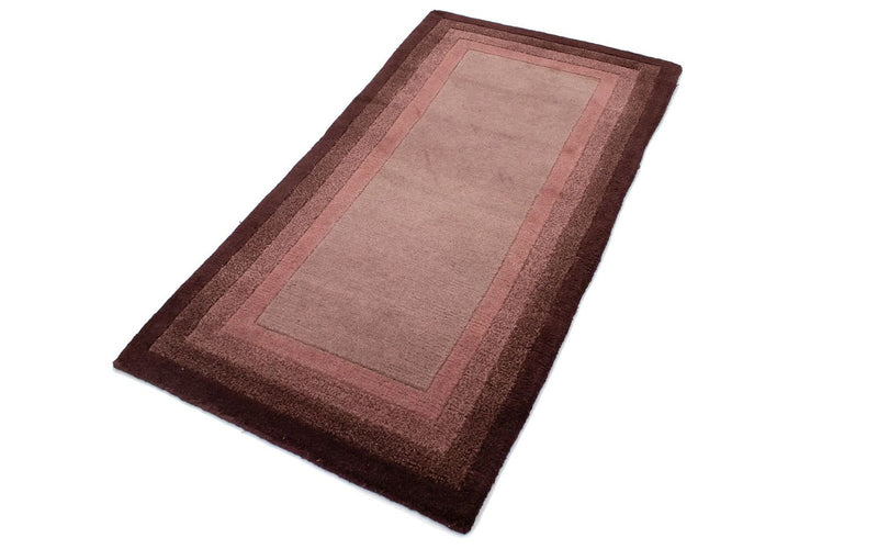 Nepal Teppich 140 x 70 cm - lila