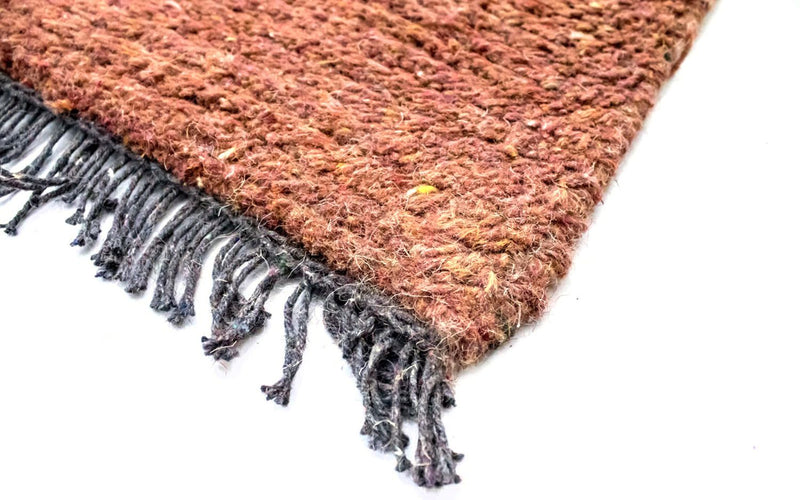 Nepal Teppich 140 x 70 cm - orange