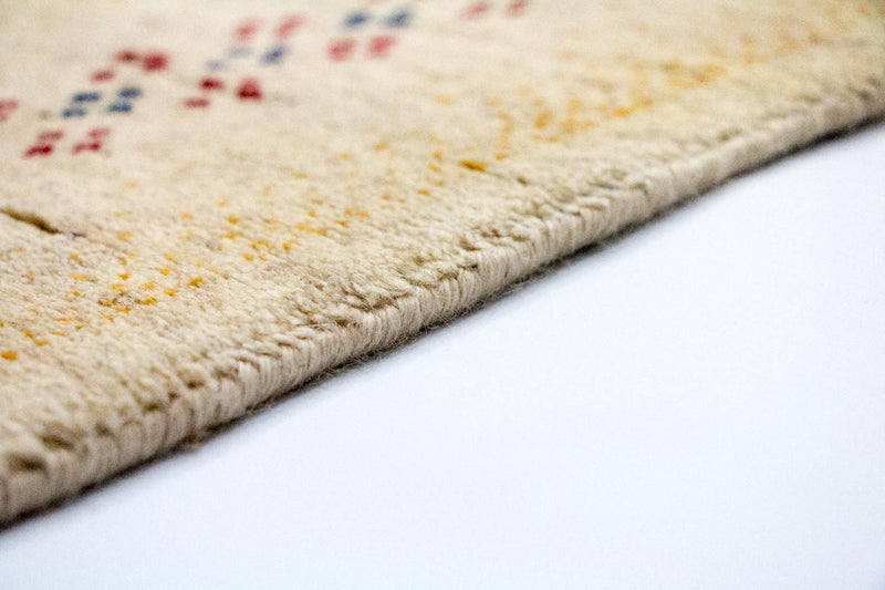 Gabbeh Teppich - Loribaft Indus 400 x 300 cm - beige