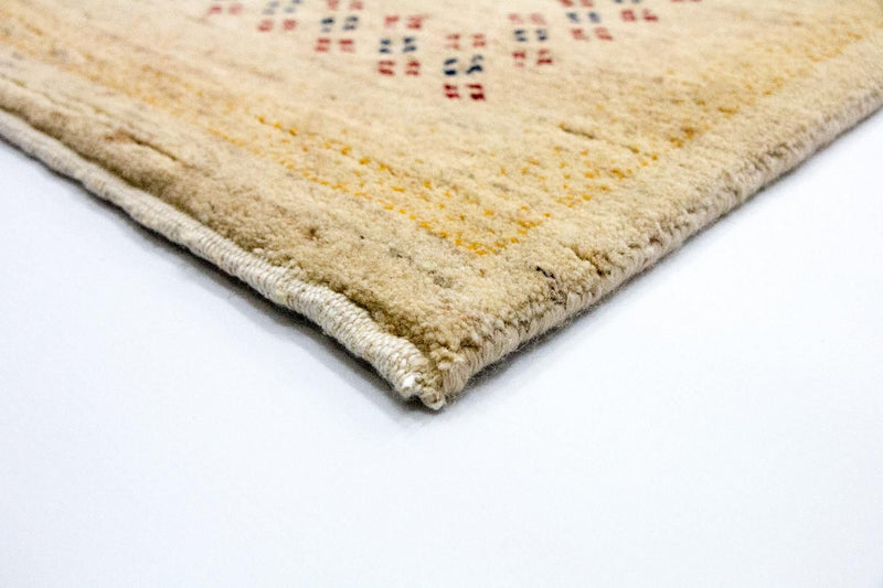 Gabbeh Teppich - Loribaft Indus 400 x 300 cm - beige