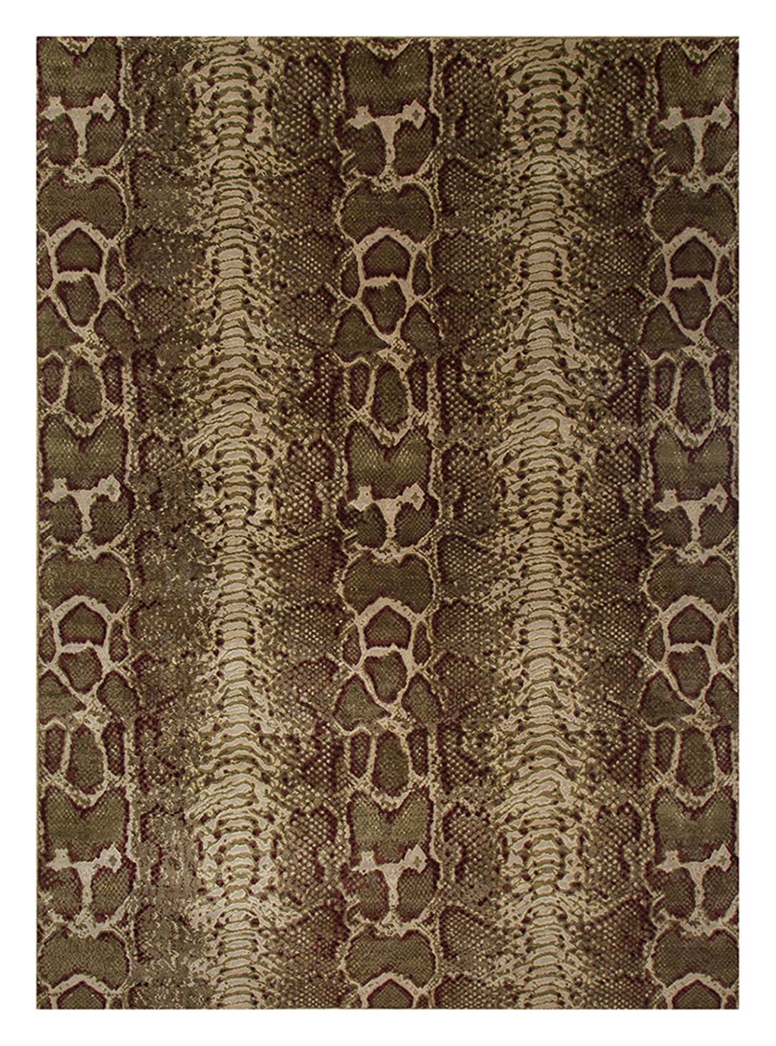 Wollteppich - 300 x 240 cm - braun