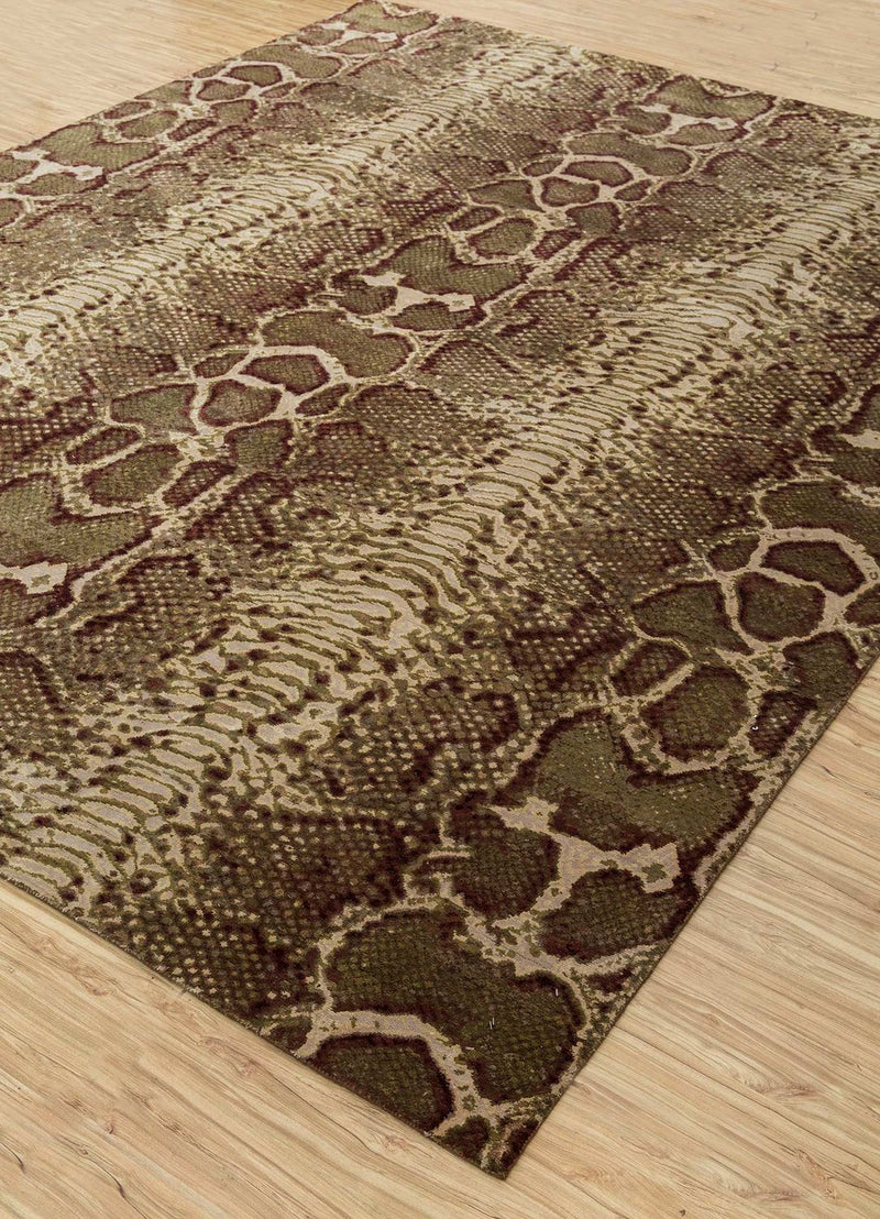 Wollteppich - 300 x 240 cm - braun