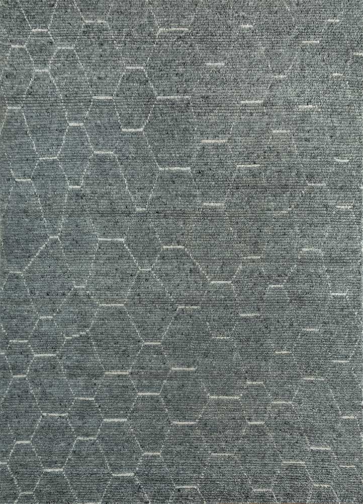 Wollteppich - 300 x 240 cm - grau