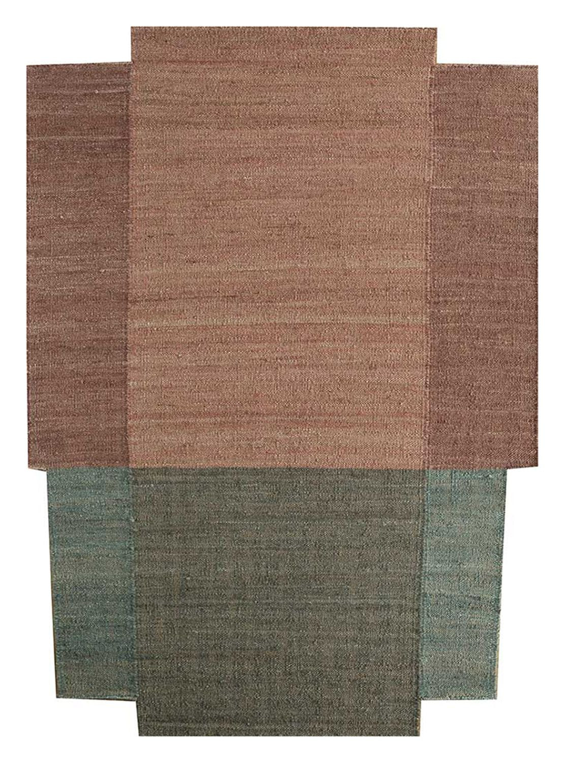 Sisalteppich sonderform  - 300 x 240 cm - mehrfarbig