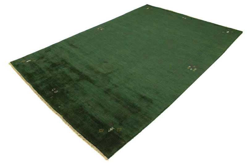 Gabbeh Teppich - Indus 300 x 200 cm - dunkelgrün