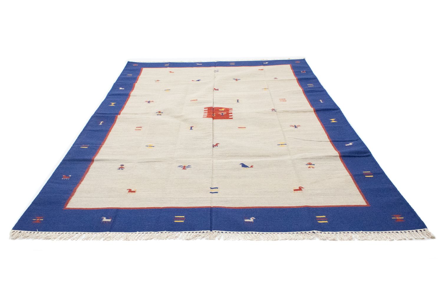 Kelim Teppich - Trendy 300 x 200 cm - beige