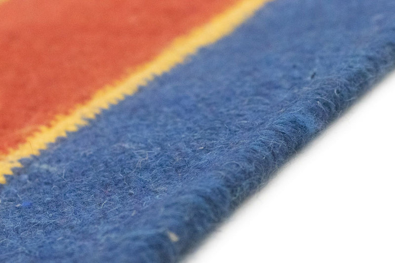 Kelim Teppich - Trendy 200 x 140 cm - blau