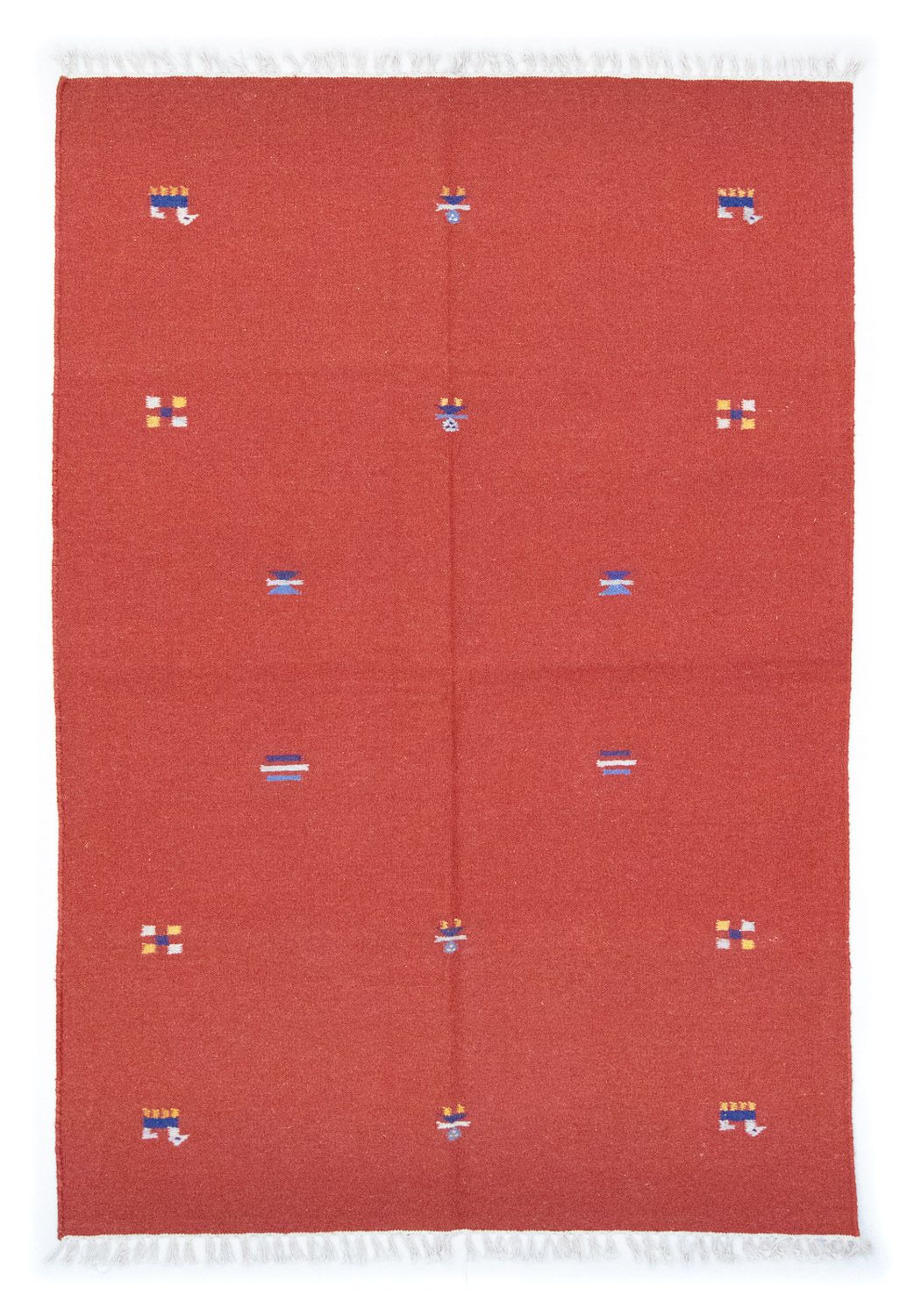 Kelim Teppich - Trendy 200 x 140 cm - rot