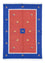 Kelim Teppich - Trendy 200 x 140 cm - rot
