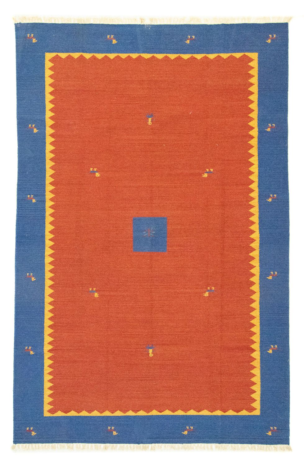 Kelim Teppich - Trendy 300 x 200 cm - orange