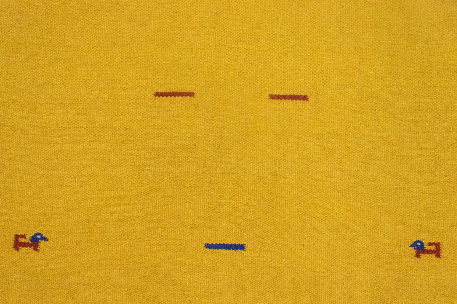 Kelim Teppich - Trendy 180 x 120 cm - gelb