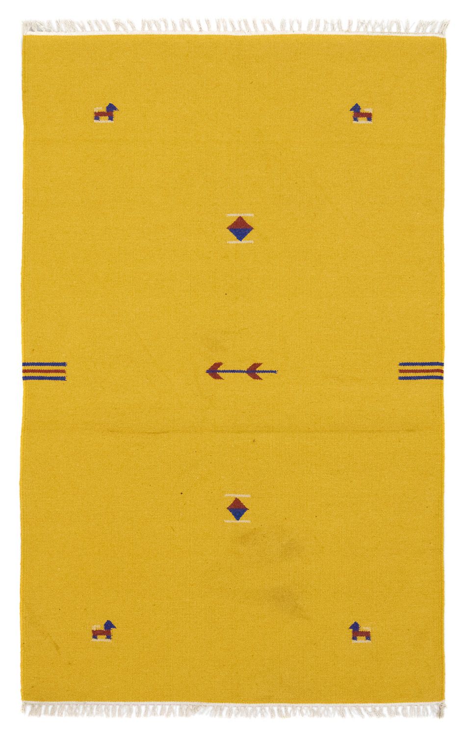 Kelim Teppich - Trendy 180 x 120 cm - gelb