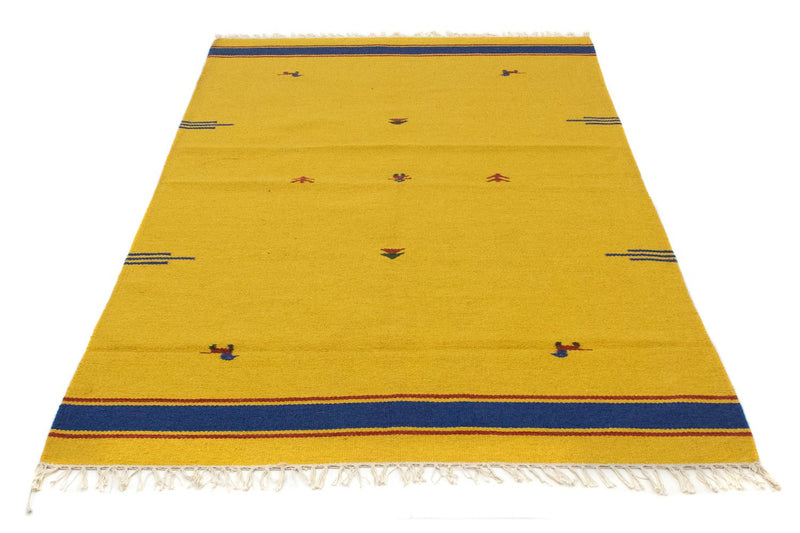 Kelim Teppich - Trendy 180 x 120 cm - gelb